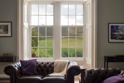 The sitting room at Quarter House, Scottish Borders