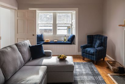 The sitting room at Quarter House, Scottish Borders