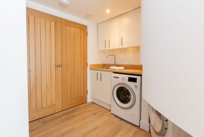 The utility room at Aurora Skies, Cornwall