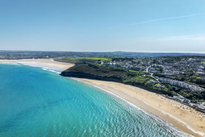 The beach near Azure Escape, Cornwall
