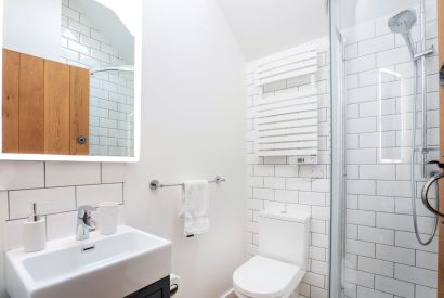 A bathroom at Wavecrest, Cornwall