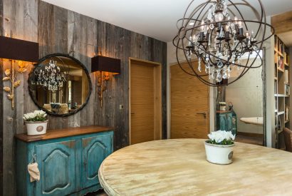 The living space at Lake View Lodge, Lake District