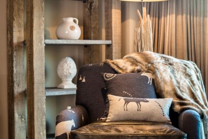 The living space at Lake View Lodge, Lake District