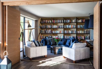 The snug area at Lake View Lodge, Lake District
