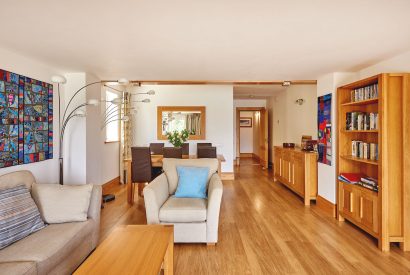 The lounge at Seaview, Anglesey