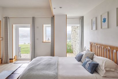 A bedroom at Seaview, Anglesey