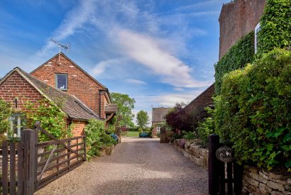 The entrance to The Luxury Barn, Peak District