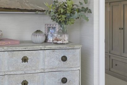 A chest of draws at The Beach House, Devon