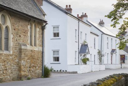 The exterior of The Beach House, Devon