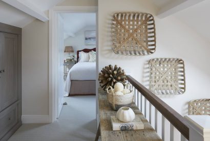 The upstairs hallway at The Beach House, Devon