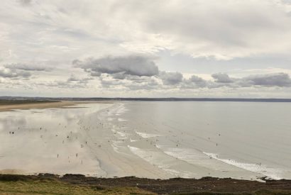 The view from The Beach House, Devon