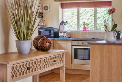 The kitchen at The Couple's Retreat, Peak District