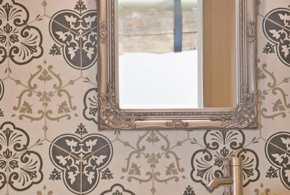 Bathroom details at Horseshoe House, Peak District