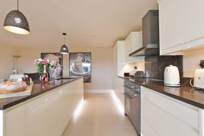 The kitchen at Horseshoe House, Peak District