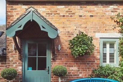 The front door at The Old Forge, Peak District