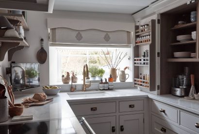 The kitchen at Beatrix Cottage, Lake District