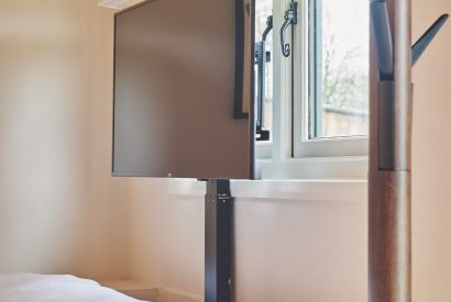 The tv at Peak Cabin, Peak District