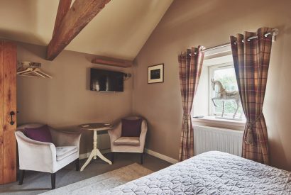 A seating area at The Milkmaid's Suite, Peak District