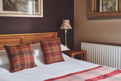 The bed at Buttermilk Barn, Peak District