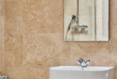 The bathroom at Buttermilk Barn, Peak District