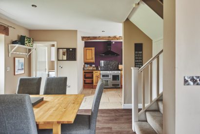 The dining area at Buttermilk Barn, Peak District