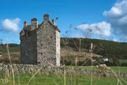 The exterior of Ogilvie Castle, Cairngorms