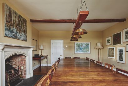 The dining room at Heron House, Peak District
