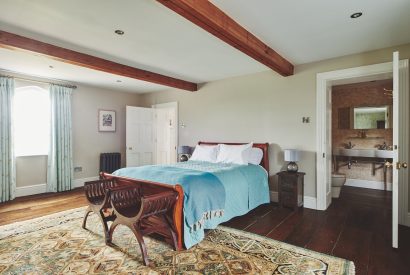 A double bedroom at Heron House, Peak District