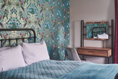 A double bedroom at Heron House, Peak District