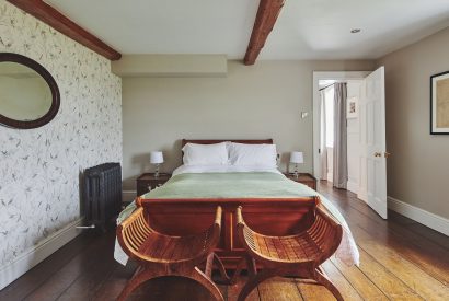 A double bedroom at Heron House, Peak District