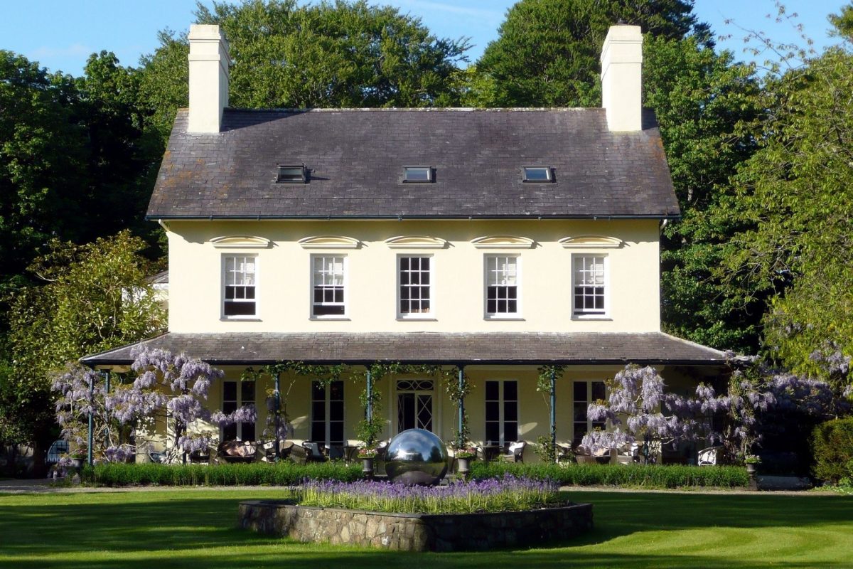 The exterior of Plas Efailnewydd, Llyn Peninsula