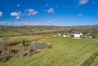 The view of Heron House, Peak District