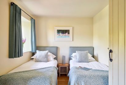 A bedroom at Dart Cottage, Devon