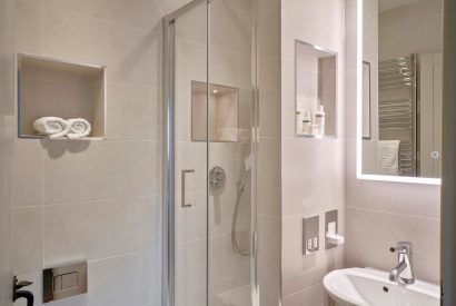 A bathroom at Fern House, Devon