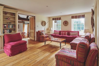 The living room at Tennyson House, Cotswolds