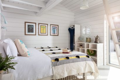 A bedroom at Gwithian, Cornwall