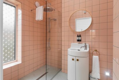 A bathroom at Gwithian, Cornwall