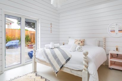 A bedroom at Gwithian, Cornwall