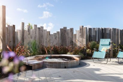 The hot tub at Gwithian, Cornwall