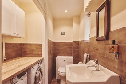 A bathroom at The Round, Devon