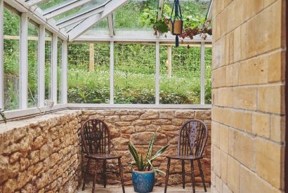 The garden room at The Round, Devon