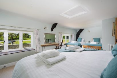 A bedroom at Holwell Farmhouse, Devon