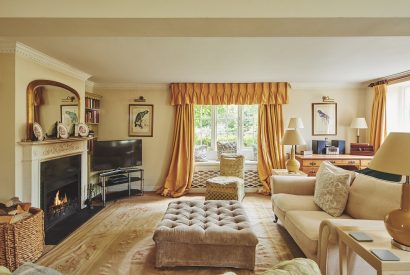The living room at Donne Cottage, Cotswolds