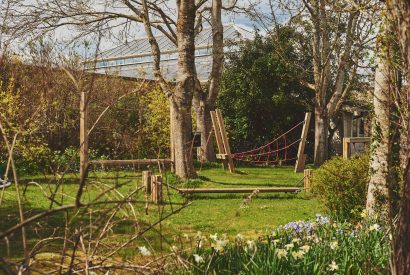 The play grounds at Donne Cottage, Cotswolds