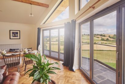 The living space at Upper Tumble Cottage, Shropshire Hills