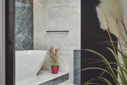 A bathroom at Reservoir View, Somerset