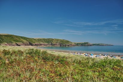 The beach at Beach View, Pembrokeshire
