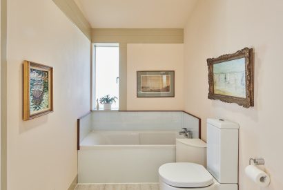 A bathroom at Beach View, Pembrokeshire