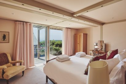 A bedroom at Beach View, Pembrokeshire