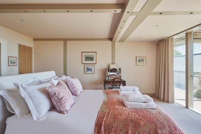 A bedroom at Beach View, Pembrokeshire